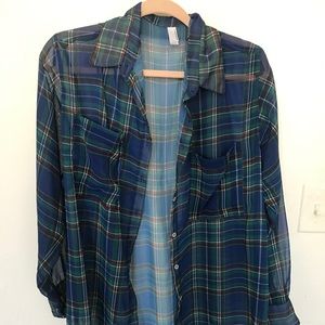 American Apparel Transparent Flannel